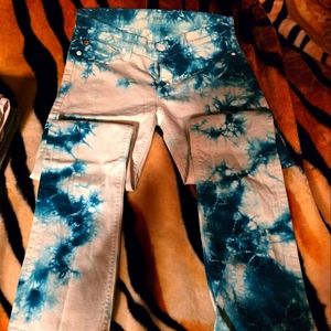 Hudson skinny tye dye